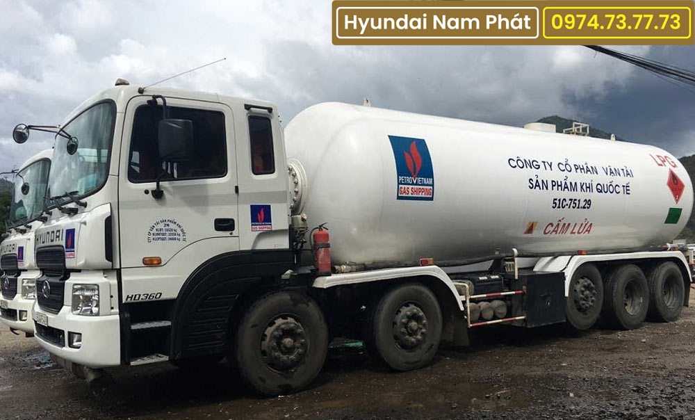 Xe Bồn Xitec 28,5 Khối Chở LPG Hyundai HD360